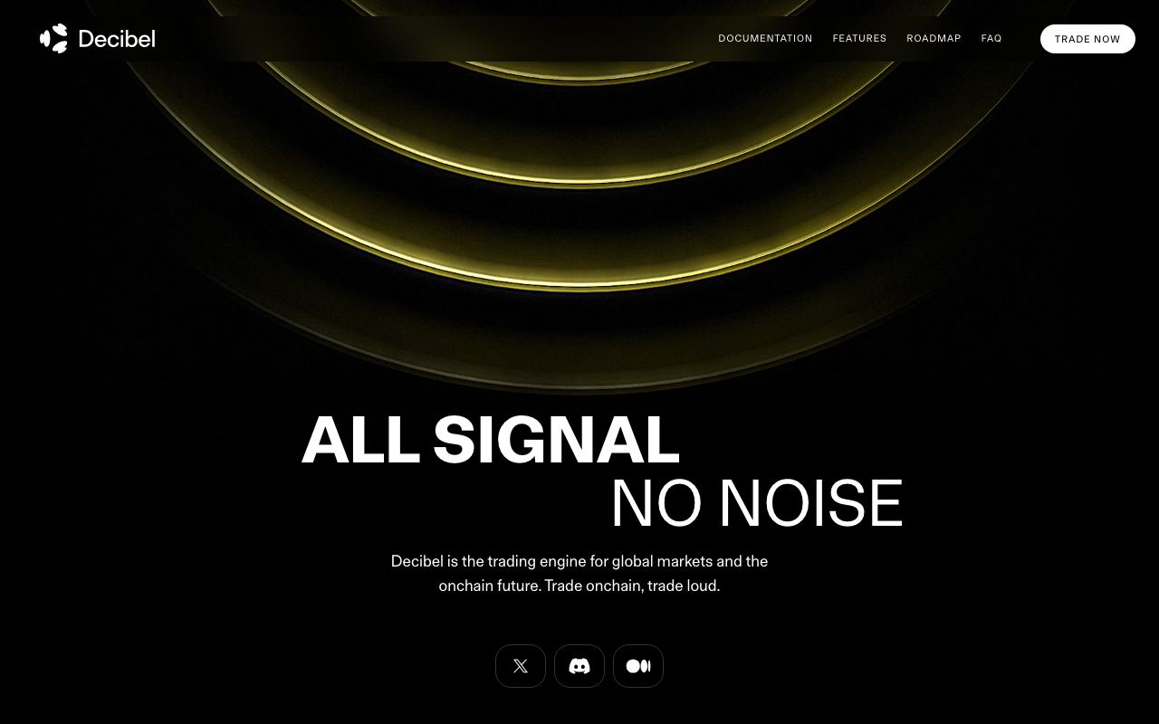 Decibel interface screenshot