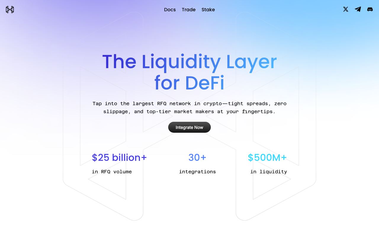 Hashflow interface screenshot