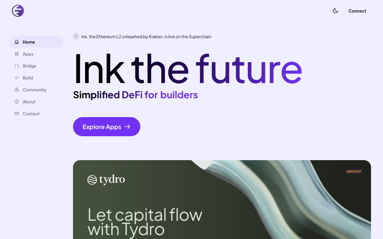 Ink interface screenshot