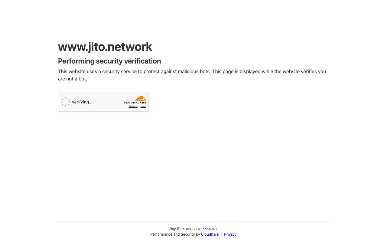Jito interface screenshot