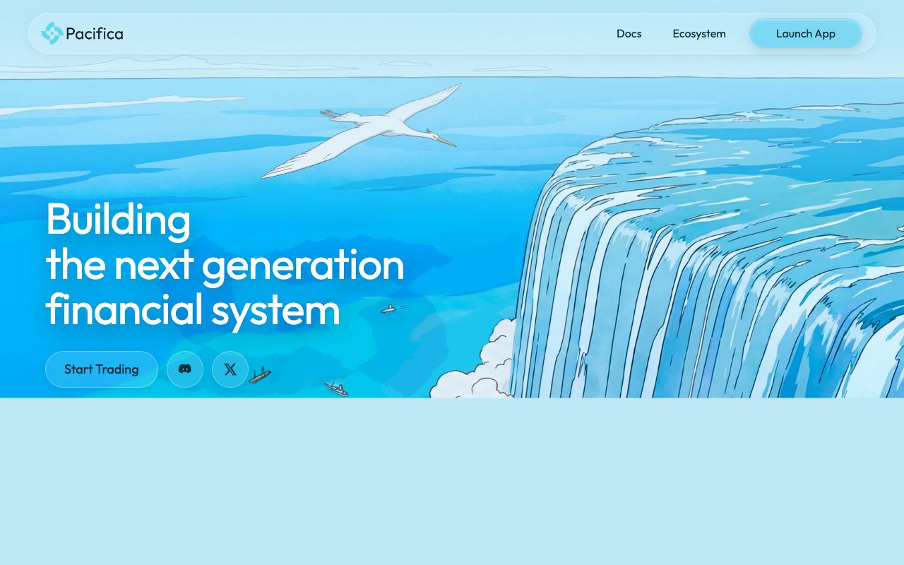 Pacifica interface screenshot