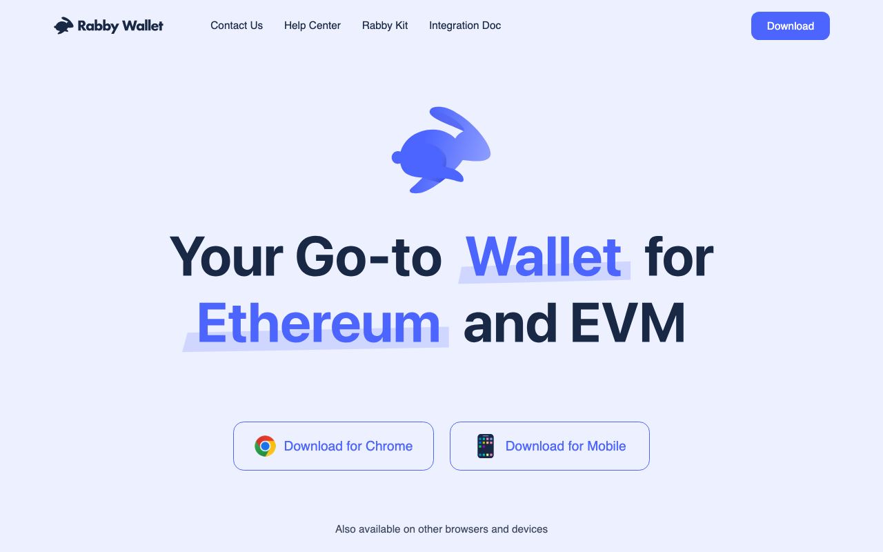 Rabby Wallet interface screenshot